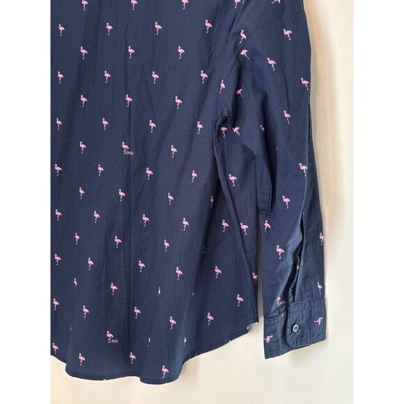 PINK Victoria Secret Flamingo Classic Oversized Shirt XS-Small NEW a46 - Picture 8 of 11